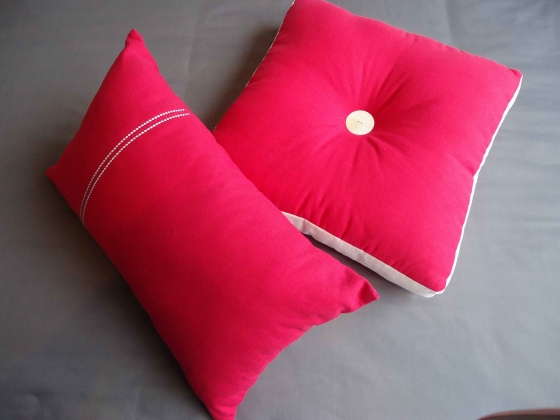 Cushion, L2 & Shell, Red